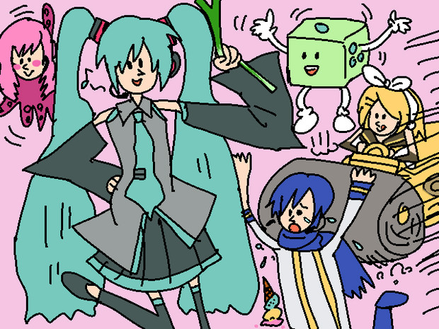 初音ミクと仲間たち さえき さんのイラスト ニコニコ静画 イラスト