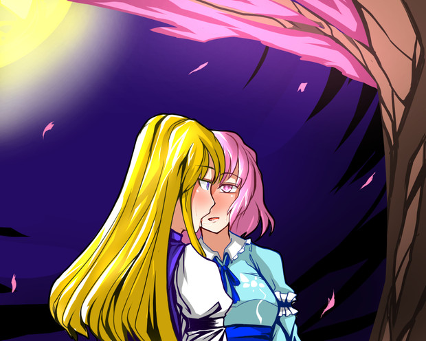 紫 幽々子 赤橙セイ Sei さんのイラスト ニコニコ静画 イラスト