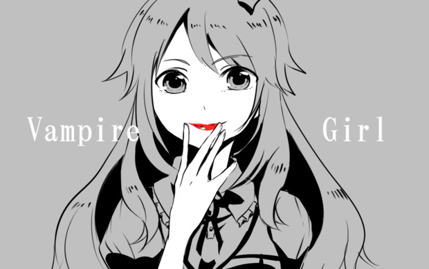 青白い肌 赤い唇 こばち さんのイラスト ニコニコ静画 イラスト
