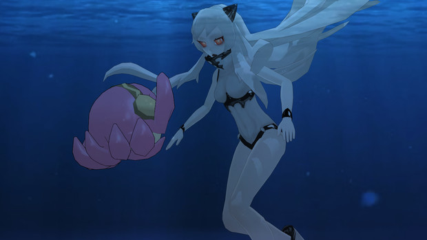 Mmd リコリス飛行場姫とたこルカさん 何この生き物 ねこまんまおかわり さんのイラスト ニコニコ静画 イラスト
