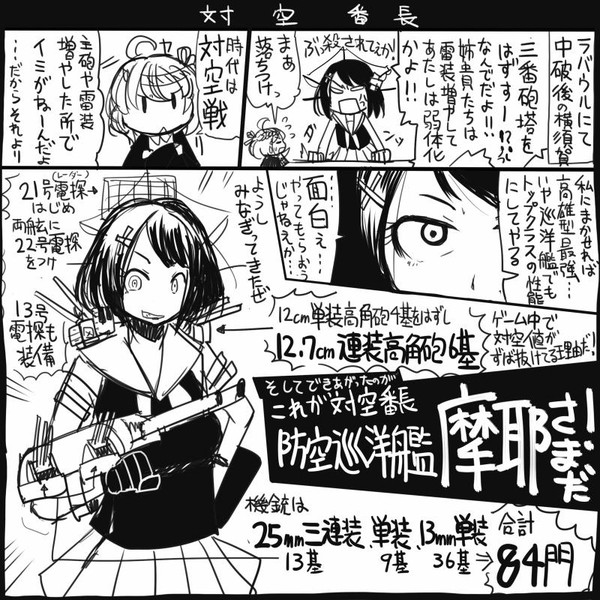 艦これ 対空番長 史実 坂崎ふれでぃ さんのイラスト ニコニコ静画 イラスト