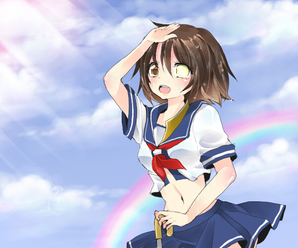 空を見上げて 扇城ひな さんのイラスト ニコニコ静画 イラスト