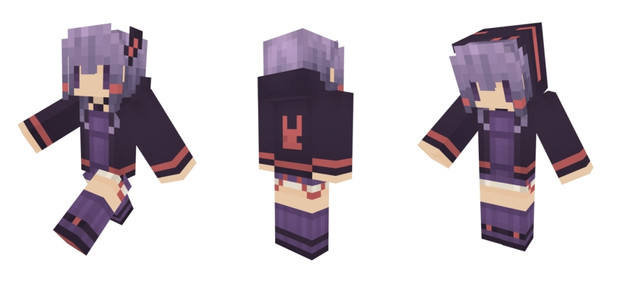 Minecraft 結月ゆかりスキン Voiceroid 三久 さんのイラスト ニコニコ静画 イラスト