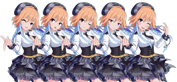二宮飛鳥 R グリッターステージ の立ち絵 の ような物です たこ ゆでだこｐ さんのイラスト ニコニコ静画 イラスト