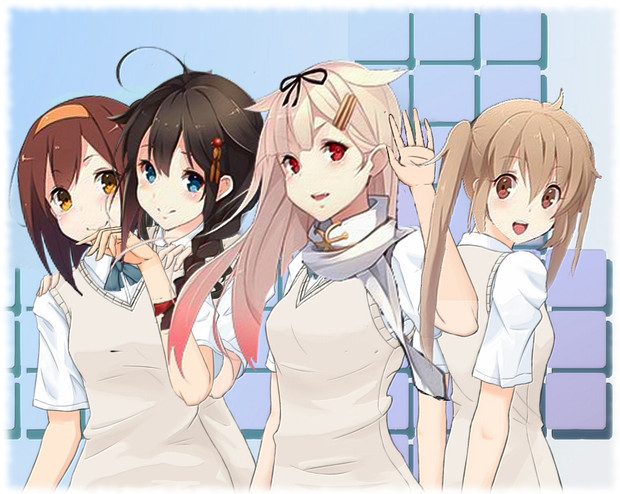 艦これ 軽音とかやってそうじゃね 雑コラ やま さんのイラスト ニコニコ静画 イラスト