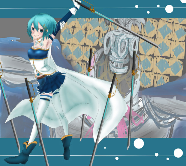 残念さやかちゃんでした ゆまる さんのイラスト ニコニコ静画 イラスト