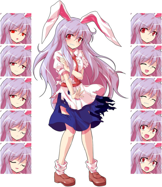 やら鈴仙立ち絵 表情差分 はるか さんのイラスト ニコニコ静画 イラスト
