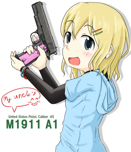 【銃の描き方講座】おじいちゃんのガバをカスタムして使ってる系孫娘