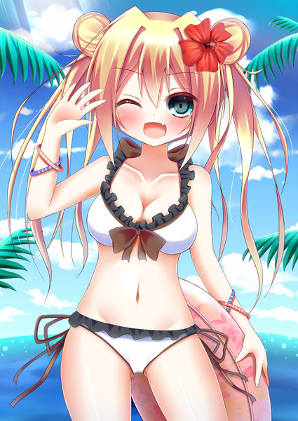 金髪碧眼水着娘 えすれき 1日目ｔ09b さんのイラスト ニコニコ静画 イラスト