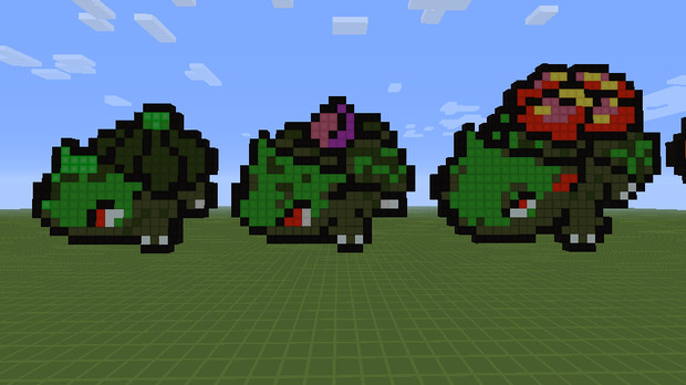 Minecraft フシギダネ フシギソウ フシギバナ リンクｋ さんのイラスト ニコニコ静画 イラスト