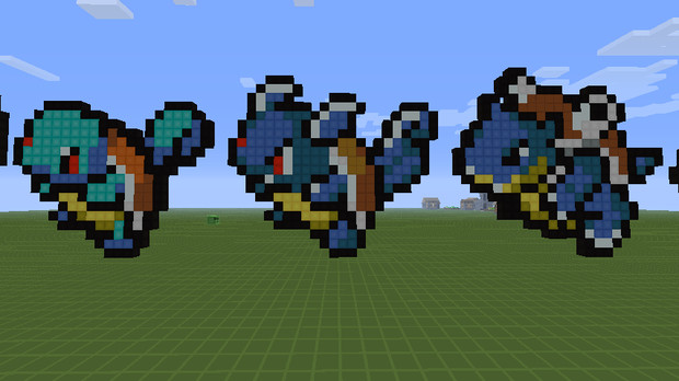 Minecraft ゼニガメ カメール カメックス リンクｋ さんのイラスト ニコニコ静画 イラスト