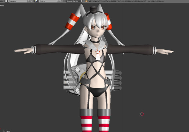 Mmd 天津風さん 服の中身 Pit さんのイラスト ニコニコ静画 イラスト