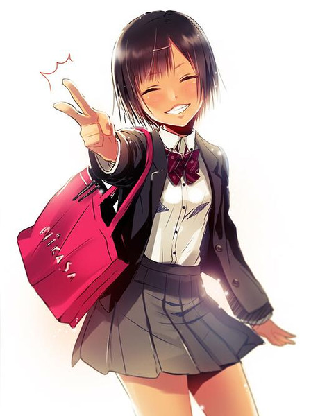縮毛矯正JK / 南浜よりこ さんのイラスト - ニコニコ静画 (イラスト)