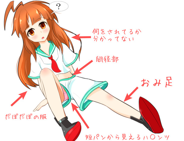 お絵かき大会絵 隙だらけって好きです もなもな もなか さんのイラスト ニコニコ静画 イラスト