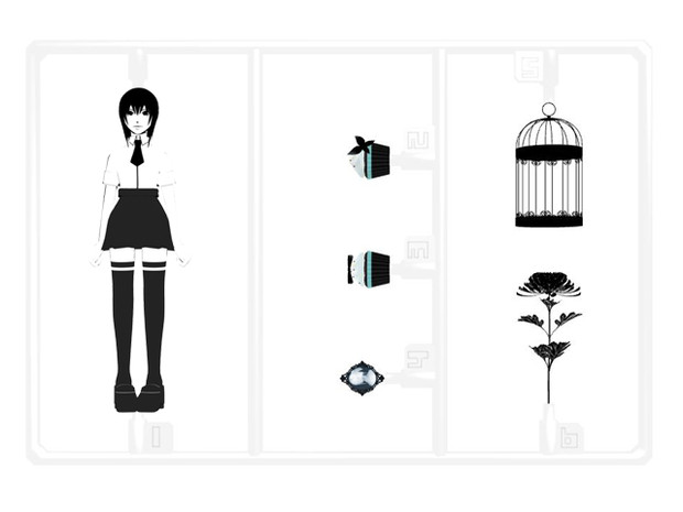 プラモデルの枠 Ver1 1 Azyazya さんのイラスト ニコニコ静画 イラスト