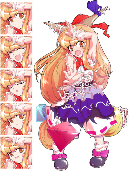 やられ萃香立ち絵 表情差分 はるか さんのイラスト ニコニコ静画 イラスト