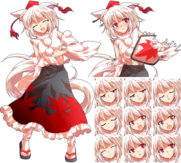 やられ椛立ち絵 表情差分 はるか さんのイラスト ニコニコ静画 イラスト