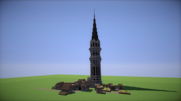 Minecraft お城の塔 ニコニコ静画 イラスト