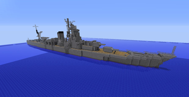 [minecraft] 阿賀野型軽巡洋艦 矢矧