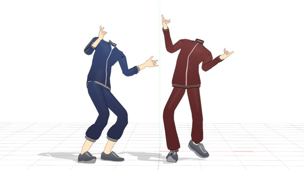 Mmd Omf4 着せ替え用芋ジャージ配布 いずみかん さんのイラスト ニコニコ静画 イラスト
