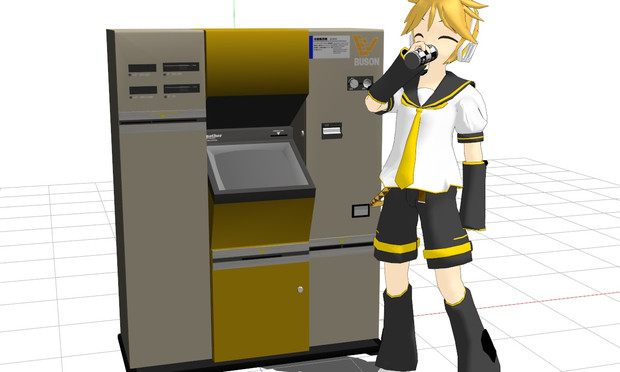 【MMD-OMF4】自動販売機