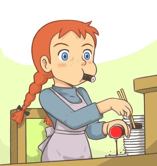 赤毛のアン ニコニコ静画 イラスト