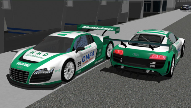 【MMD-OMF4】Audi R8 LMS