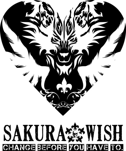 SAKURA★WISH ライオンハートTシャツデザイン