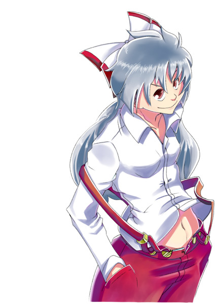 へそ出し妹紅 師羽 いとま さんのイラスト ニコニコ静画 イラスト