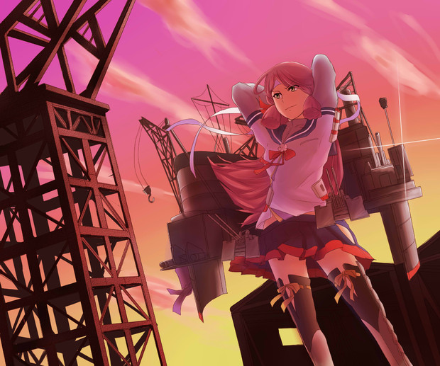 工作艦明石 参ります 嘯 しゃお さんのイラスト ニコニコ静画 イラスト