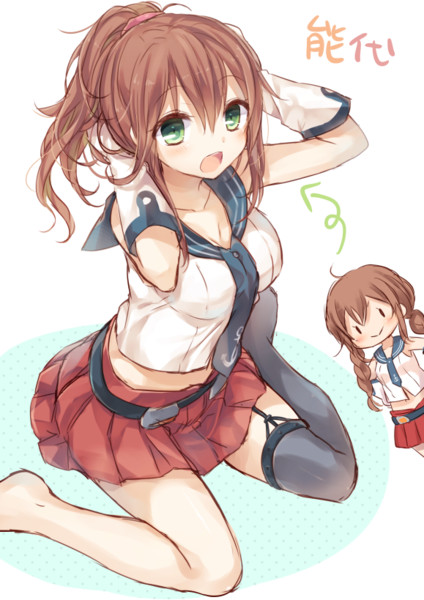 ポニテにしてみた かす さんのイラスト ニコニコ静画 イラスト