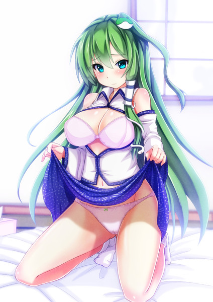 パンツの幸せ 早苗編 えび１９３ さんのイラスト ニコニコ静画 イラスト