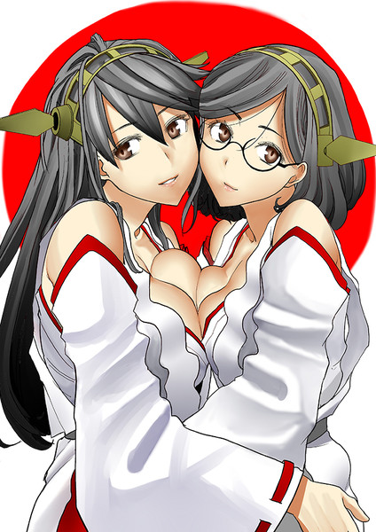 榛名と霧島 もみもみ感度3000倍 さんのイラスト ニコニコ静画 イラスト