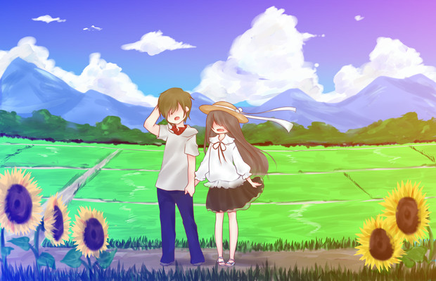 この広い世界へ 茶裏表 さんのイラスト ニコニコ静画 イラスト