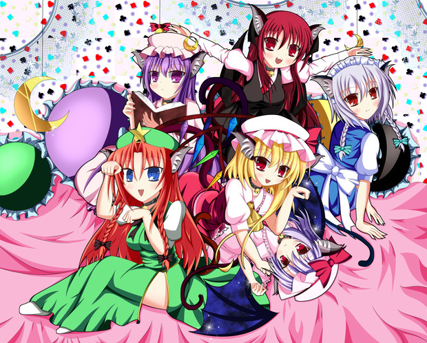 猫耳紅魔館 ニコニコ静画 イラスト