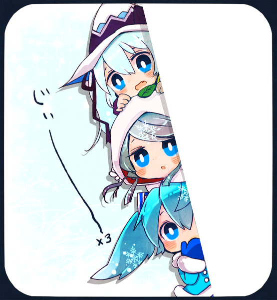 雪ミクちゃん決定を見守る雪ミクちゃんズ Mami さんのイラスト ニコニコ静画 イラスト