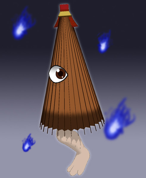 Mmd 傘おばけ 最新 02 わにあういる さんのイラスト ニコニコ静画 イラスト