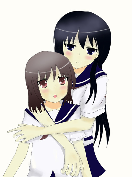 怜と竜華描いてみた サット さんのイラスト ニコニコ静画 イラスト