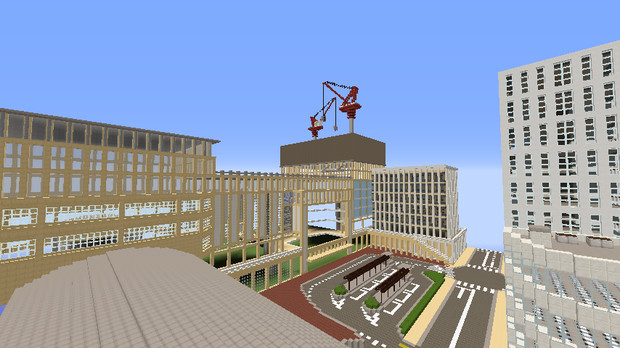 【Minecraft】中央ターミナル駅建設中！！