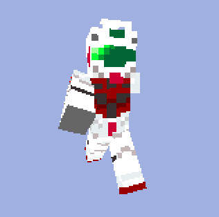マインクラフトスキン ジムコマンド宇宙戦仕様 管仲 さんのイラスト ニコニコ静画 イラスト