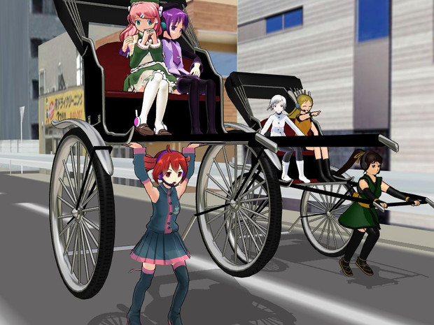 Omf4 暴走人力車 2 鍋蓋 さんのイラスト ニコニコ静画 イラスト