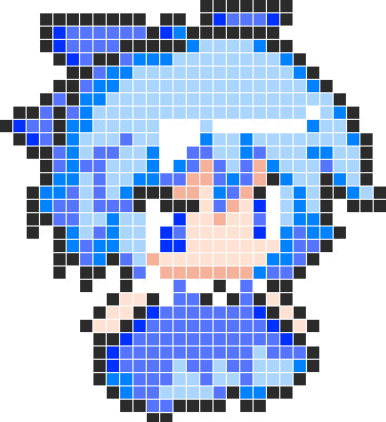 東方 チルノ ドット絵 おで さんのイラスト ニコニコ静画 イラスト