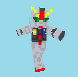 マインクラフトスキン 陸戦型ガンダム 管仲 さんのイラスト ニコニコ静画 イラスト