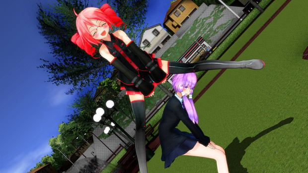 Mmd元気が出る選手権 我が家の風景 柊 W さんのイラスト ニコニコ静画 イラスト