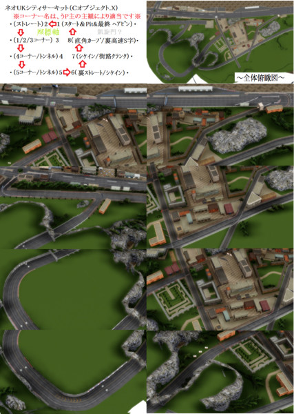 動画作成中の資料 ネオukシティ ｃオブジェクト ｻｰｷｯﾄ 俯瞰図 Rera さんのイラスト ニコニコ静画 イラスト