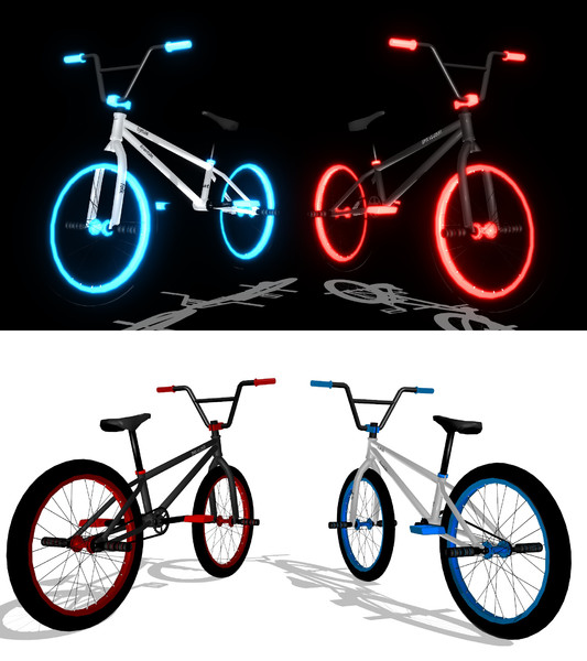 Mmd Bmx風自転車 フラットランド Mori03 さんのイラスト ニコニコ静画 イラスト