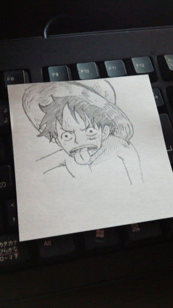 麦わらのルフィ ニコニコ静画 イラスト
