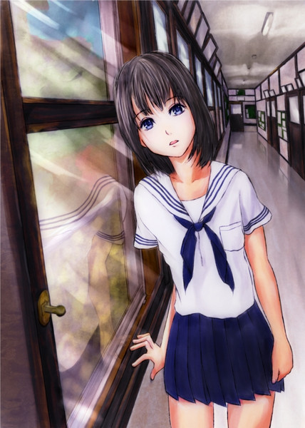 学校廊下 雪町 さんのイラスト ニコニコ静画 イラスト