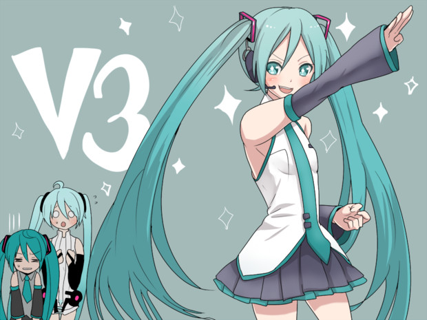 初音ミクｖ3 As さんのイラスト ニコニコ静画 イラスト