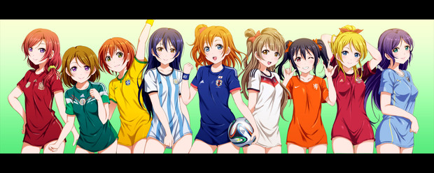 ラブライブxワールドカップ 14 Cyan さんのイラスト ニコニコ静画 イラスト